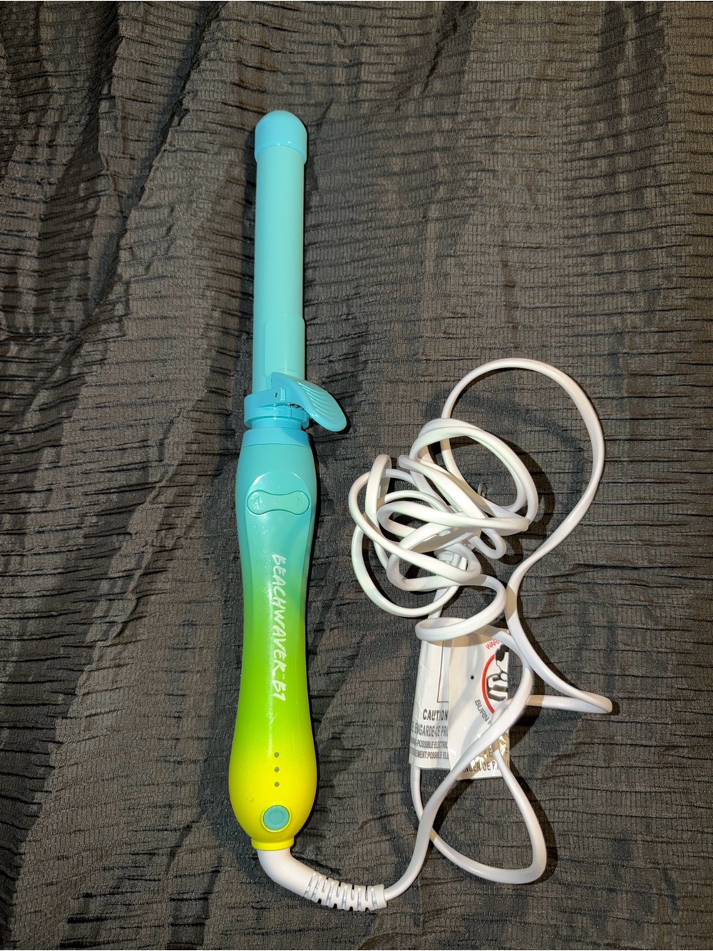 The Beachwaver Co. Junior Curling Iron in Aqua and Lime